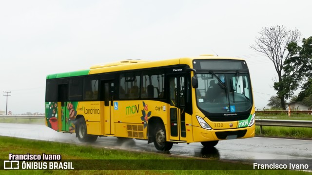 TCGL - Transportes Coletivos Grande Londrina 3130 na cidade de Assis, São Paulo, Brasil, por Francisco Ivano. Número da foto: #12998543.