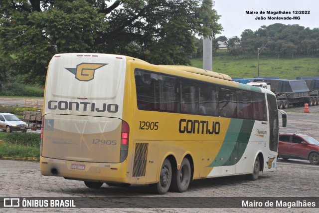 Empresa Gontijo de Transportes 12905 na cidade de João Monlevade, Minas Gerais, Brasil, por Mairo de Magalhães. Número da foto: #12999049.