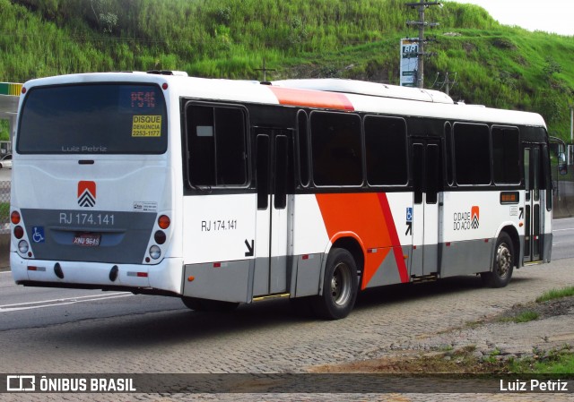 Viação Cidade do Aço RJ 174.141 na cidade de Barra Mansa, Rio de Janeiro, Brasil, por Luiz Petriz. Número da foto: #12996914.