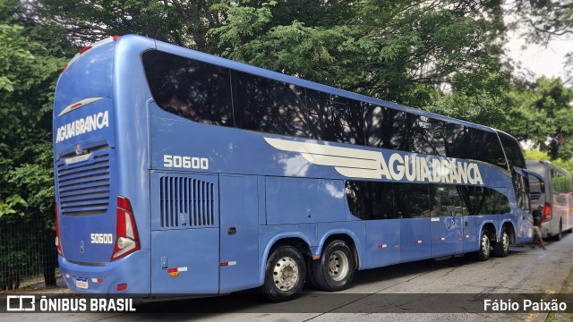 Viação Águia Branca 50600 na cidade de São Paulo, São Paulo, Brasil, por Fábio Paixão. Número da foto: #12996916.