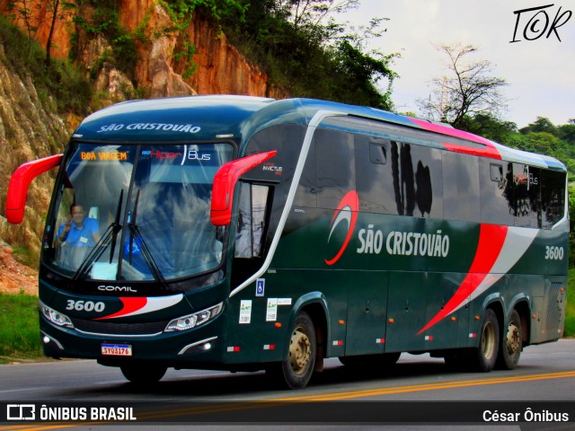 Empresa São Cristóvão 3600 na cidade de Sabará, Minas Gerais, Brasil, por César Ônibus. Número da foto: #12998976.