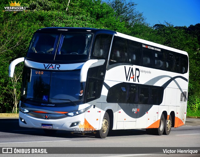VAR - Viação Angra dos Reis 8528 na cidade de Petrópolis, Rio de Janeiro, Brasil, por Victor Henrique. Número da foto: #12998733.