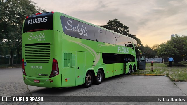 Expresso Satélite Norte 18008 na cidade de São Paulo, São Paulo, Brasil, por Fábio Santos. Número da foto: #12998008.