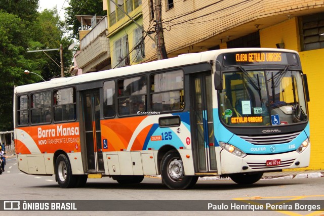 Colitur Transportes Rodoviários 125 na cidade de Barra Mansa, Rio de Janeiro, Brasil, por Paulo Henrique Pereira Borges. Número da foto: #12998653.