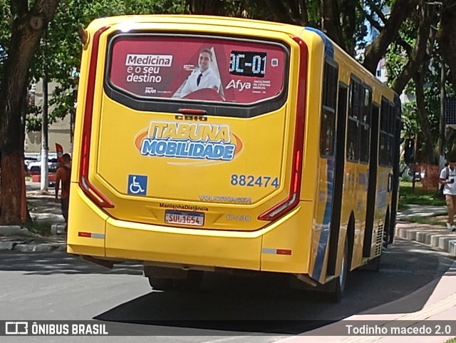 ATT - Atlântico Transportes e Turismo 882474 na cidade de Itabuna, Bahia, Brasil, por Todinho macedo 2.0. Número da foto: #12998150.
