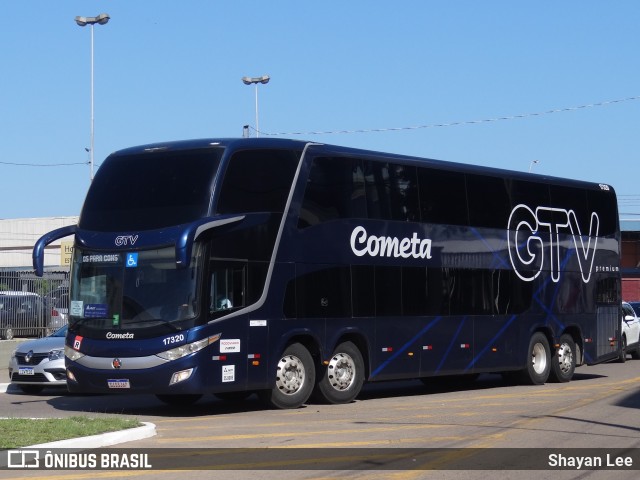 Viação Cometa 17320 na cidade de Porto Alegre, Rio Grande do Sul, Brasil, por Shayan Lee. Número da foto: #12999162.