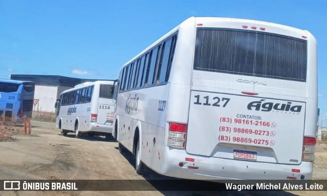 Águia Turismo 1127 na cidade de Campina Grande, Paraíba, Brasil, por Wagner Michel Alves Leite. Número da foto: #12998994.