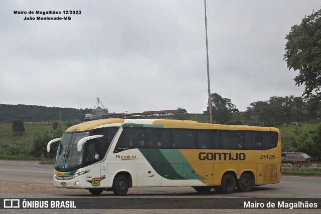 Empresa Gontijo de Transportes 21425 na cidade de João Monlevade, Minas Gerais, Brasil, por Mairo de Magalhães. Número da foto: #12997242.