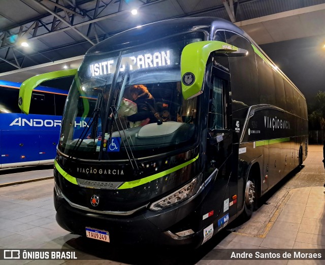 Viação Garcia 92161 na cidade de Curitiba, Paraná, Brasil, por Andre Santos de Moraes. Número da foto: #12998203.