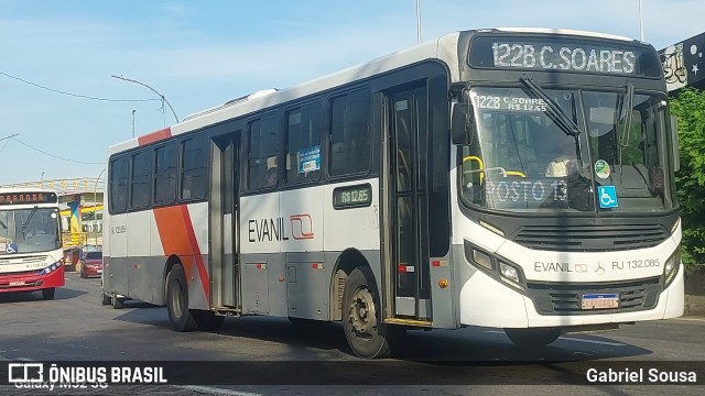 Evanil Transportes e Turismo RJ 132.085 na cidade de Rio de Janeiro, Rio de Janeiro, Brasil, por Gabriel Sousa. Número da foto: #12998064.