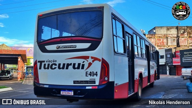 Viação Tucuruí E494 na cidade de Tucuruí, Pará, Brasil, por Nikolas Henderson. Número da foto: #12997182.