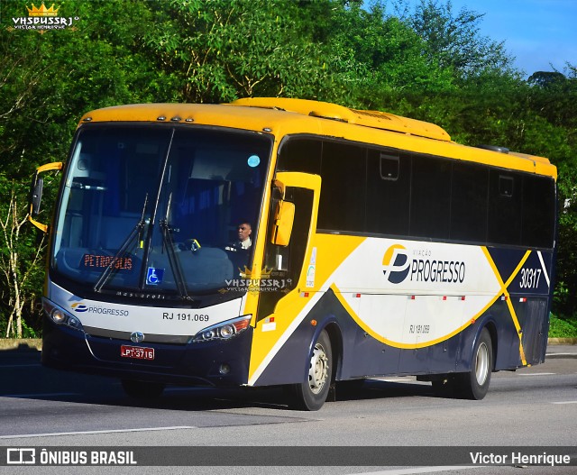 Viação Progresso 30317 na cidade de Petrópolis, Rio de Janeiro, Brasil, por Victor Henrique. Número da foto: #12998730.