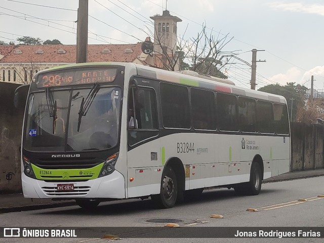 Viação Pavunense B32844 na cidade de Rio de Janeiro, Rio de Janeiro, Brasil, por Jonas Rodrigues Farias. Número da foto: #12996594.