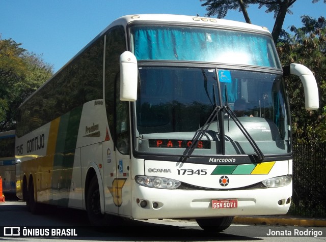 Empresa Gontijo de Transportes 17345 na cidade de São Paulo, São Paulo, Brasil, por Jonata Rodrigo. Número da foto: #12996814.