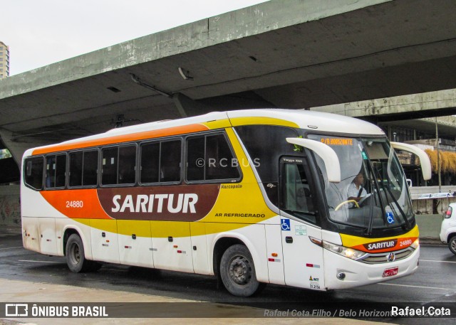 Saritur - Santa Rita Transporte Urbano e Rodoviário 24880 na cidade de Belo Horizonte, Minas Gerais, Brasil, por Rafael Cota. Número da foto: #13002607.