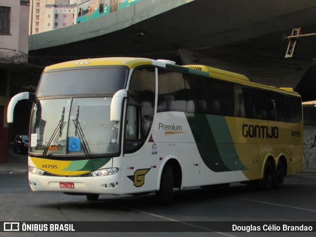 Empresa Gontijo de Transportes 14795 na cidade de Belo Horizonte, Minas Gerais, Brasil, por Douglas Célio Brandao. Número da foto: #13001989.