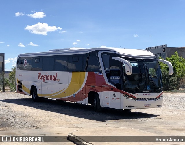 Viação Regional 2424 na cidade de Paulo Afonso, Bahia, Brasil, por Breno Araújo. Número da foto: #13001514.