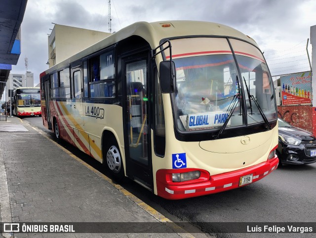 La 400 117 na cidade de San José, Costa Rica, por Luis Felipe Vargas. Número da foto: #13002332.