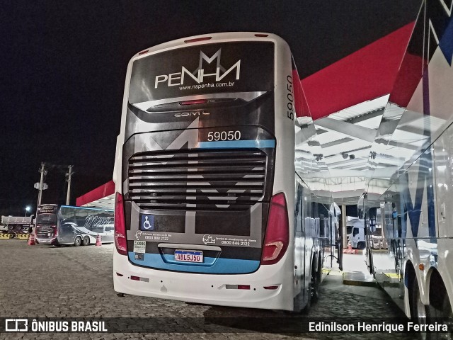 Empresa de Ônibus Nossa Senhora da Penha 59050 na cidade de Registro, São Paulo, Brasil, por Edinilson Henrique Ferreira. Número da foto: #13000263.