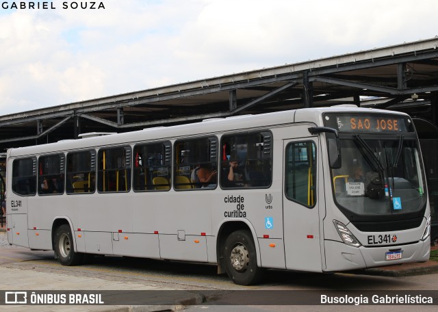 Auto Viação São José dos Pinhais EL341 na cidade de Curitiba, Paraná, Brasil, por Busologia Gabrielística. Número da foto: #13000730.