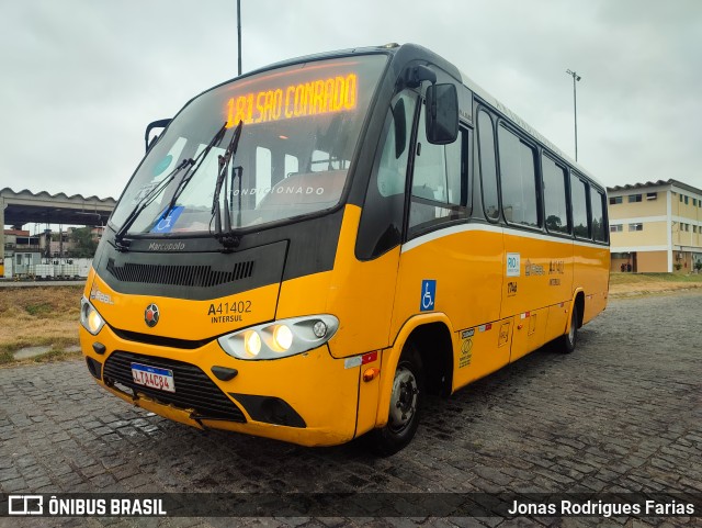 Real Auto Ônibus A41402 na cidade de Rio de Janeiro, Rio de Janeiro, Brasil, por Jonas Rodrigues Farias. Número da foto: #13002614.