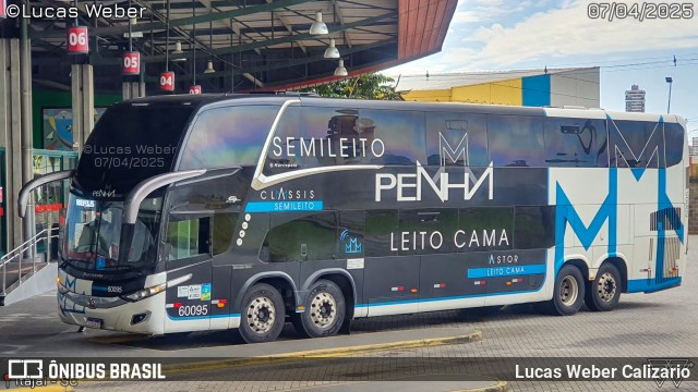 Empresa de Ônibus Nossa Senhora da Penha 60095 na cidade de Itajaí, Santa Catarina, Brasil, por Lucas Weber Calizario. Número da foto: #12999577.