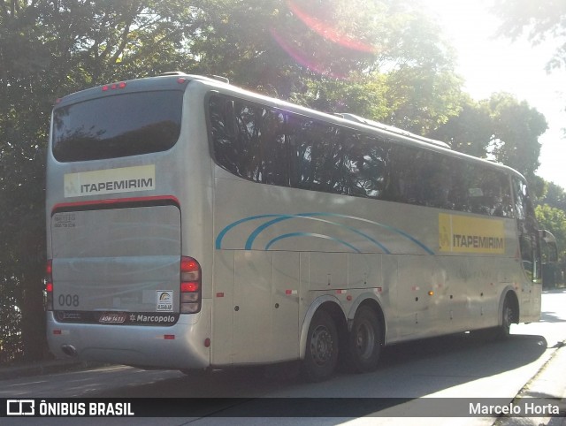 Viação Itapemirim 008 na cidade de São Paulo, São Paulo, Brasil, por Marcelo Horta. Número da foto: #12999669.