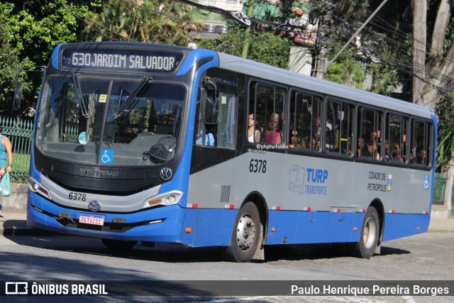 Turb Petrópolis > Turp -Transporte Urbano de Petrópolis 6378 na cidade de Petrópolis, Rio de Janeiro, Brasil, por Paulo Henrique Pereira Borges. Número da foto: #13001874.