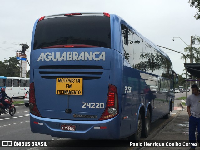 Viação Águia Branca 24220 na cidade de Vitória, Espírito Santo, Brasil, por Paulo Henrique Coelho Correa. Número da foto: #13001427.