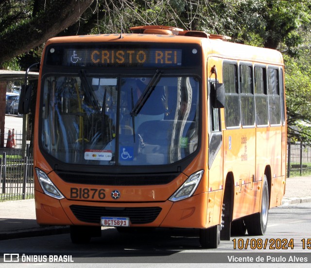 Transporte Coletivo Glória BI876 na cidade de Curitiba, Paraná, Brasil, por Vicente de Paulo Alves. Número da foto: #13001343.