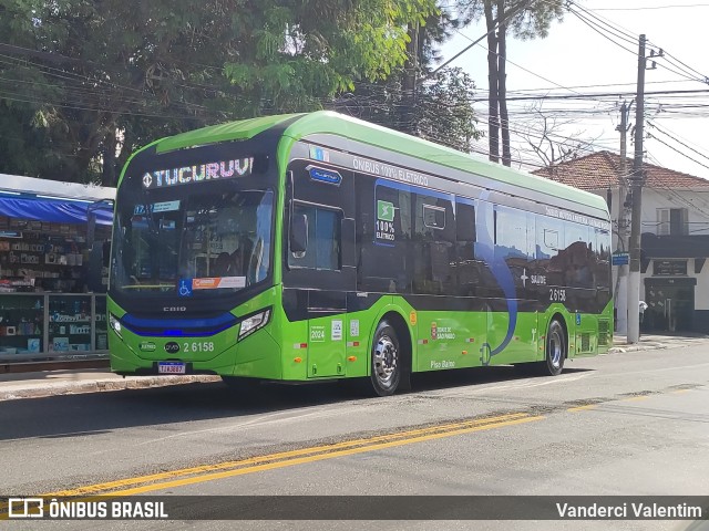 Transcooper > Norte Buss 2 6158 na cidade de São Paulo, São Paulo, Brasil, por Vanderci Valentim. Número da foto: #13001843.