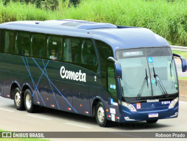 Viação Cometa 715114 na cidade de São José dos Campos, São Paulo, Brasil, por Robson Prado. Número da foto: #13002901.