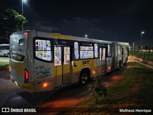 Viação Sorriso de Minas 4702 na cidade de Uberlândia, Minas Gerais, Brasil, por Matheus Henrique. Número da foto: #13002237.