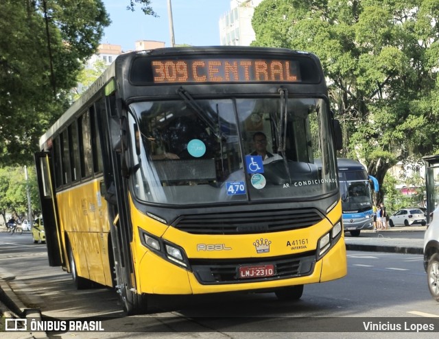 Real Auto Ônibus A41161 na cidade de Rio de Janeiro, Rio de Janeiro, Brasil, por Vinicius Lopes. Número da foto: #12999793.