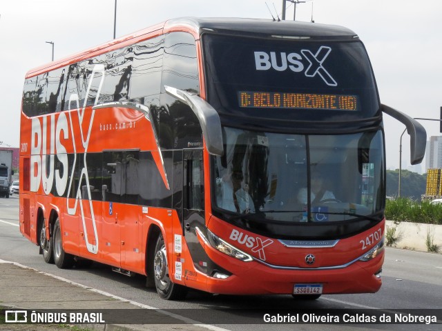 Bus X 24707 na cidade de São Paulo, São Paulo, Brasil, por Gabriel Oliveira Caldas da Nobrega. Número da foto: #13000840.