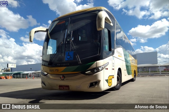 Empresa Gontijo de Transportes 19575 na cidade de Goiânia, Goiás, Brasil, por Afonso de Sousa. Número da foto: #13001381.