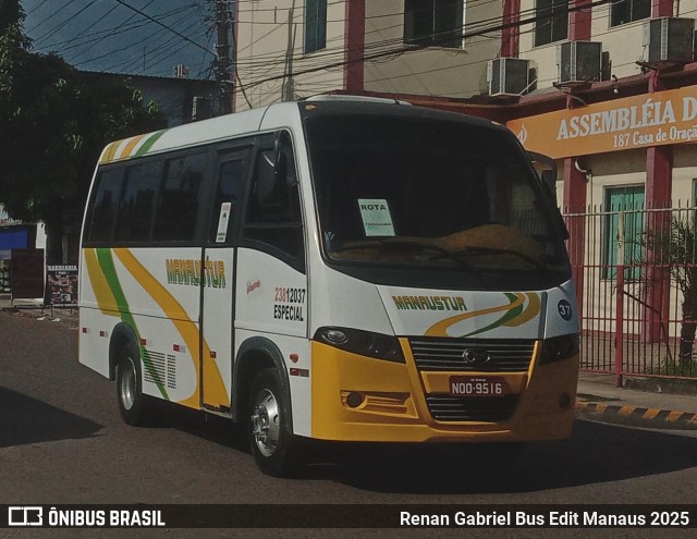 Manaustur 23812037 na cidade de Manaus, Amazonas, Brasil, por Renan Gabriel Bus Edit Manaus 2025. Número da foto: #12999596.