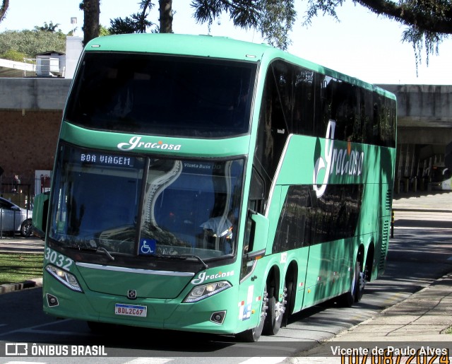 Viação Graciosa 3032 na cidade de Curitiba, Paraná, Brasil, por Vicente de Paulo Alves. Número da foto: #12999523.