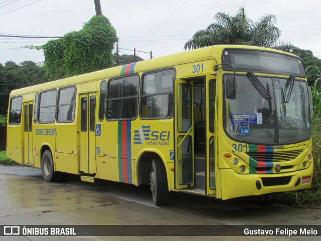 Borborema Imperial Transportes 301 na cidade de Recife, Pernambuco, Brasil, por Gustavo Felipe Melo. Número da foto: #12999763.
