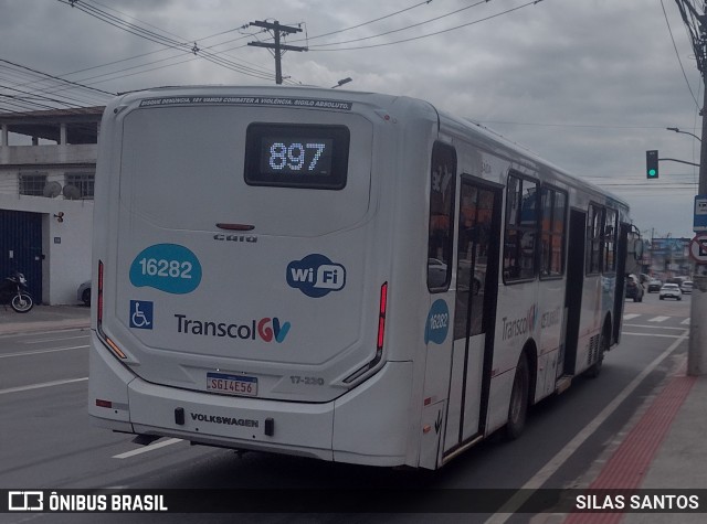 Expresso Santa Paula 16282 na cidade de Serra, Espírito Santo, Brasil, por SILAS SANTOS. Número da foto: #13002452.