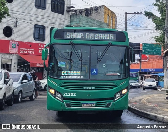 OT Trans - Ótima Salvador Transportes 21202 na cidade de Salvador, Bahia, Brasil, por Augusto Ferraz. Número da foto: #13000996.