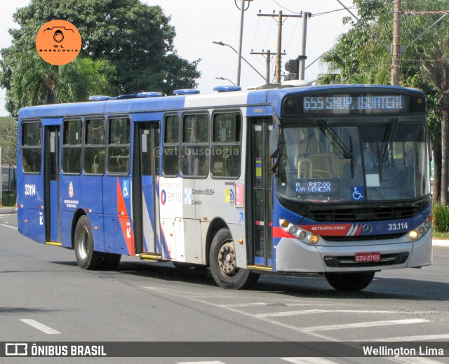 Transportes Capellini 33.114 na cidade de Sumaré, São Paulo, Brasil, por Wellington Lima. Número da foto: #13001413.