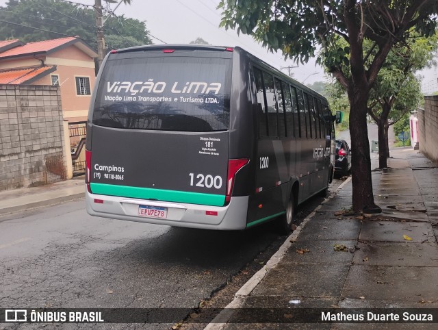 Viação Lima 1200 na cidade de Campinas, São Paulo, Brasil, por Matheus Duarte Souza. Número da foto: #13001197.