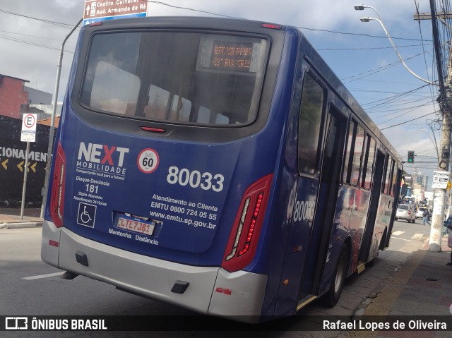 Next Mobilidade - ABC Sistema de Transporte 80.033 na cidade de Suzano, São Paulo, Brasil, por Rafael Lopes de Oliveira. Número da foto: #12999852.