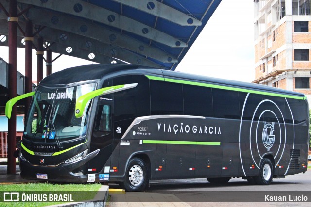 Viação Garcia 92001 na cidade de Ubiratã, Paraná, Brasil, por Kauan Lucio. Número da foto: #13000219.