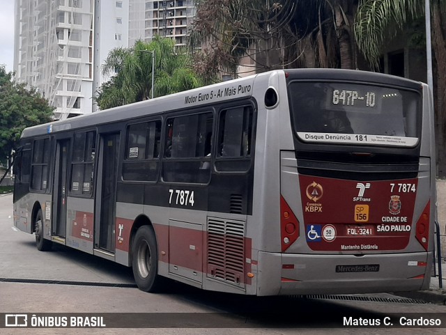KBPX Administração e Participação > Transkuba 7 7874 na cidade de São Paulo, São Paulo, Brasil, por Mateus C.  Cardoso. Número da foto: #13002378.