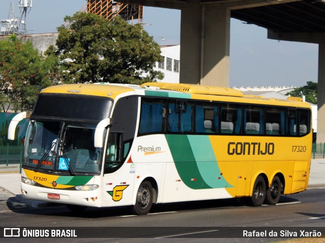 Empresa Gontijo de Transportes 17320 na cidade de Rio de Janeiro, Rio de Janeiro, Brasil, por Rafael da Silva Xarão. Número da foto: #13000440.