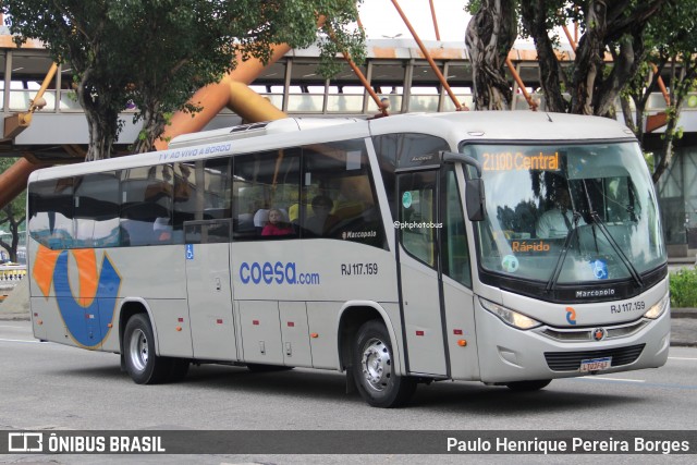 Coesa Transportes RJ 117.159 na cidade de Rio de Janeiro, Rio de Janeiro, Brasil, por Paulo Henrique Pereira Borges. Número da foto: #13001905.