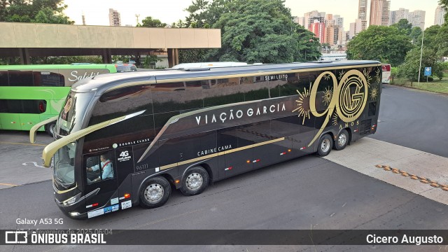 Viação Garcia 96111 na cidade de Ribeirão Preto, São Paulo, Brasil, por Cicero Augusto. Número da foto: #12999903.