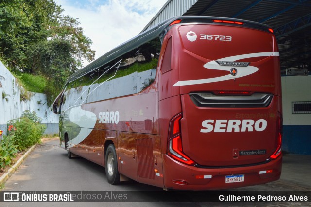 Viação Serro 36723 na cidade de Lambari, Minas Gerais, Brasil, por Guilherme Pedroso Alves. Número da foto: #12999954.